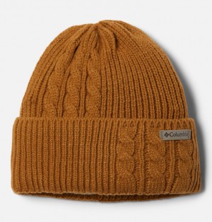 Columbia Agate Pass™ Cable Knit Women Beanie Brown | 27345945