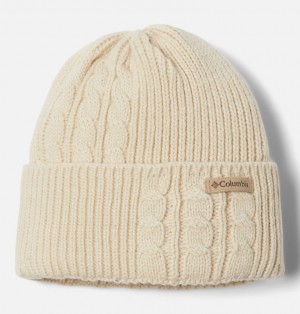 Columbia Agate Pass™ Cable Knit Women Beanie White | 58844452