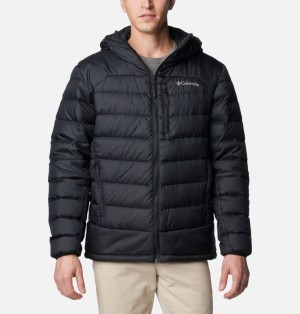 Columbia Autumn Park™ II Hooded Men Puffer Jacket Black | 51387367
