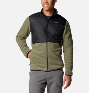 Columbia Basin Butte™ II Hybrid Men Fleece Jackets Green | 24747431