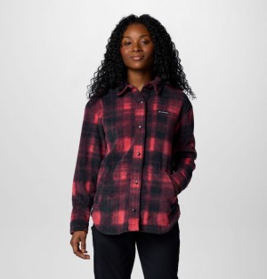 Columbia Benton Springs™ Fleece Jacket Women Shirts Red | 90939550
