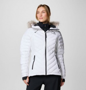 Columbia Bird Mountain™ II Insulated Down Ski Women Jackets White | 59761900