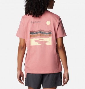 Columbia Boundless Beauty™ Women T Shirts Pink | 20330887