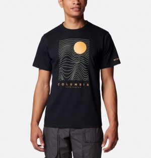 Columbia CSC™ Seasonal Logo Men T Shirts Black | 87893194
