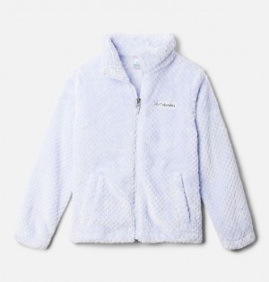 Columbia Fire Side Girls's Fleece Jackets Lavender | 44653825