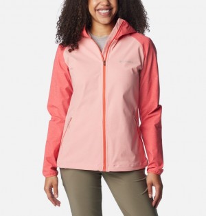 Columbia Heather Canyon™ Softshell Women Jackets Rose | 92221023