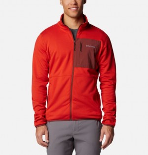 Columbia Hike™ II Technical Men Fleece Jackets Red | 83612935