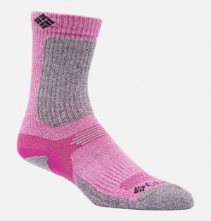Columbia Light Weight Short Crew Men Socks Pink | 6825187