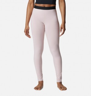 Columbia Omni-Heat™ Midweight Baselayer Women Tight Pink | 61934081