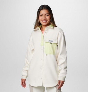 Columbia PFG Open Water™ Jacket Women Shirts White | 54881548