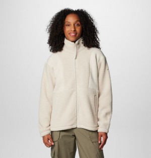 Columbia Panorama™ II Sherpa Women Fleece Jackets White | 79246462