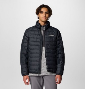 Columbia Powder Pass™ II Hybrid Men Puffer Jacket Black | 91531799