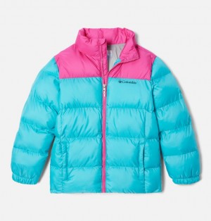 Columbia Puffect™ Boys's Puffer Jacket Pink | 46770024