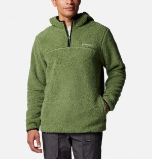 Columbia Rugged Ridge™ III Sherpa Pullover Men Hoodie Green | 18377400