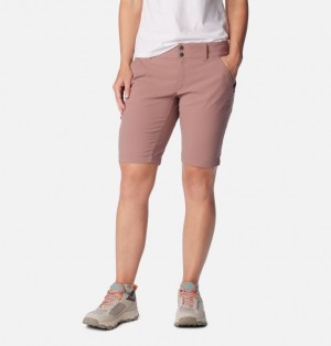 Columbia Saturday Trail™ Long Women Shorts Pink | 59895774