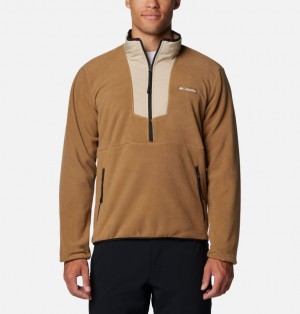 Columbia Sequoia Grove™ Half Zip Men Fleece Brown | 17773801