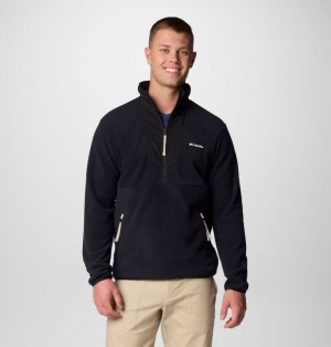Columbia Sequoia Grove™ Half Zip Men Fleece Black | 34828137