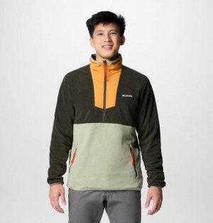Columbia Sequoia Grove™ Half Zip Men Fleece Green | 91069435
