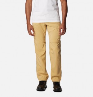 Columbia Silver Ridge™ Utility Convertible Walking Men Hiking Pants Yellow | 64043485