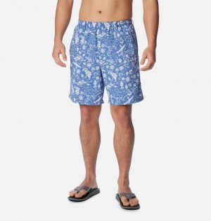 Columbia Super Backcast Water Men Shorts Blue | 47663616