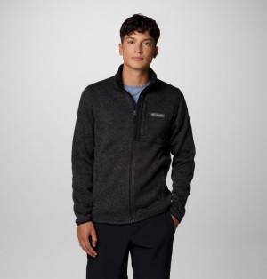 Columbia Sweater Weather™ II Men Fleece Jackets Black | 13185819