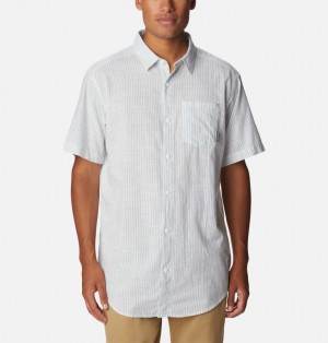 Columbia Under Exposure™ YD Short Sleeve Men Shirts White | 48764576