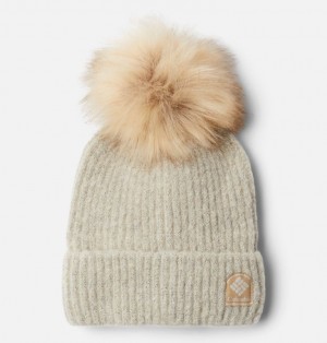 Columbia Winter Blur™ Pom Pom Women Beanie White | 63541459